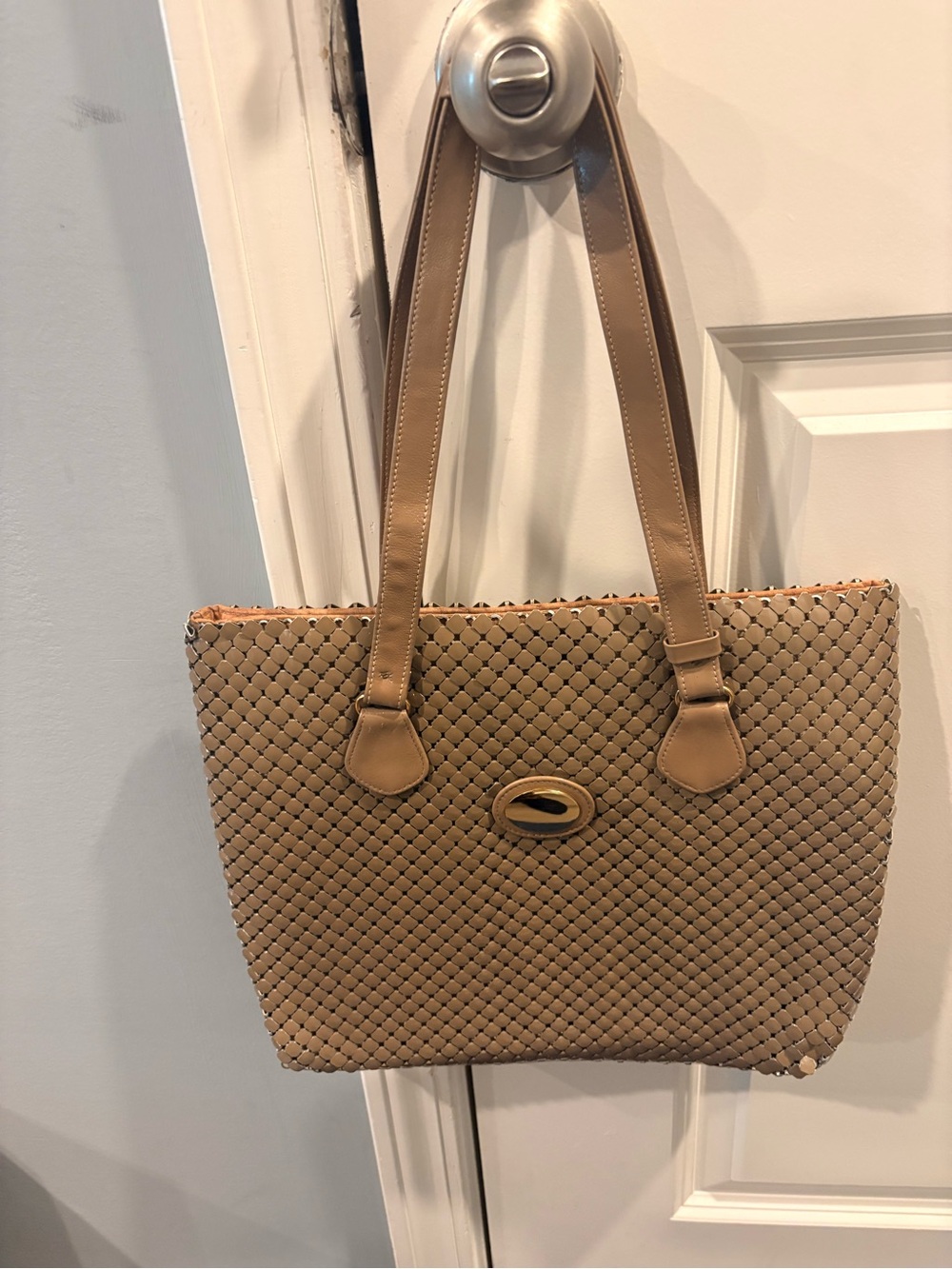 Vintage Whiting and Davis Tote